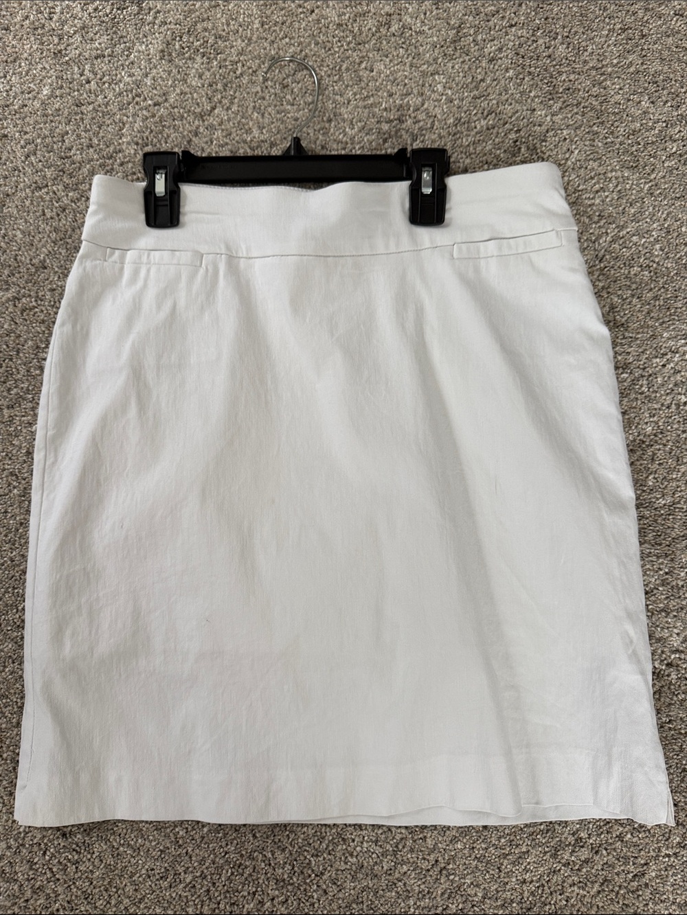 Classic White Stretch Women's Skirt with under shorts